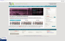 SREngineering website developed by CustApp Solutions